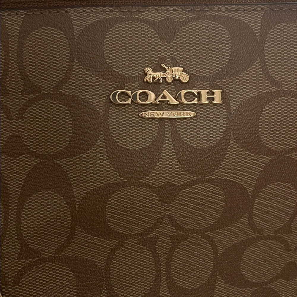 Coach Signature Print Tote - Picture 3 of 13